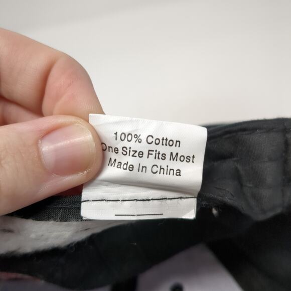 Summit Racing Equipment Strapback Hat Black One Size Adjustable Vent Holes - Picture 10 of 10